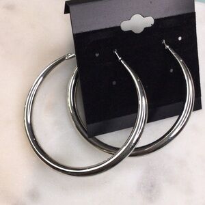 Silver Hoop Earrings